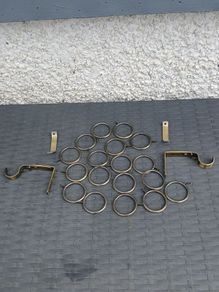 18 Curtain Rings & Holders