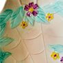 Vintage Avonware Floral Serving Dish; English; Pastel Majolica Style; 32cm Image 4