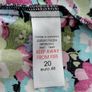 Evans black floral summer dress, Size 20 Image 4