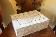 Vintage Inlaid Jewellery Box