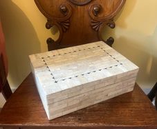 Vintage Inlaid Jewellery Box