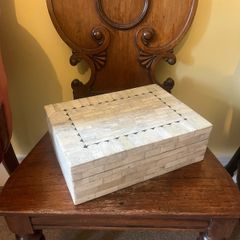 Vintage Inlaid Jewellery Box