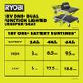 RYOBI 18V ONE+ Dual Function Lighted Creeper Seat PCL692B Image 10