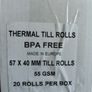 taxi printer rolls Image 2