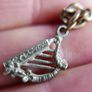 Vintage Catholic Religious Charm Bracelet length 7" Image 10