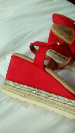 Red Sandals