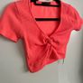 Coral seamless crop top Image 2