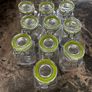 glass jars x 10 small size Image 2