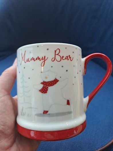 Mummy Bear Christmas Mug