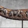 Water buffalo horn. Image 8