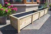 Handcrafted XL Wooden Planters, Veg Planter, Bamboo boxes Made to Order