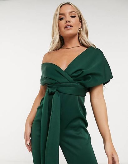 Scuba Off the Shoulder Jumpsuit