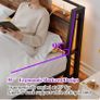 King Size Bed Frame with Ergonomic Storage Headboa Image 4
