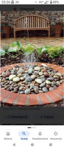 pebble fountain