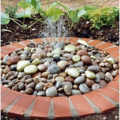 pebble fountain