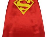 halloween kids costume/satin cape/superhero mask