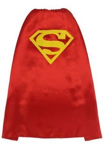 halloween kids costume/satin cape/superhero mask
