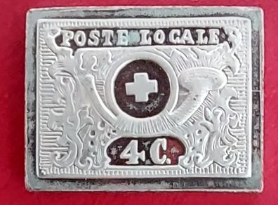 Franklin Mint Switzerland 1g Sterling Silver Stamp