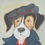 Humourous Dog painting reduced Image 3