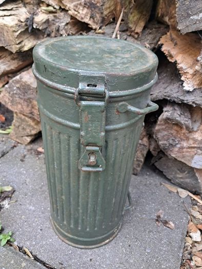 German WWII Gas Mask Canister