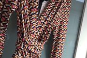 Diane Von Furstenberg 100% Silk Jumpsuit Sz 10USA (Fit 14-16UK) - Rrp 395 (New)
