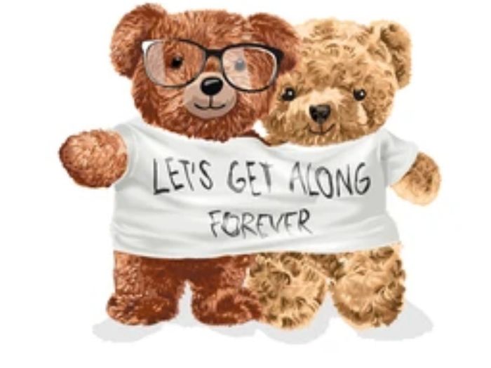 T-shirt print bear