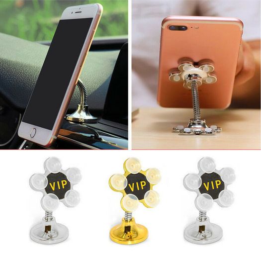 Bracket Mobile Cell Phone GPS Car Dash Stand Mount Holder Fast Adsorption