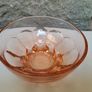 Pink rose glass bowl Image 4