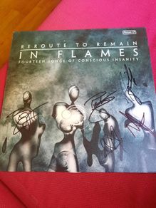 IN FLAMES: Reroute To Remain LP Picture Disc 2002 (Fully Autographed)