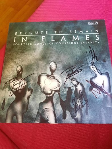 IN FLAMES: Reroute To Remain LP Picture Disc 2002 (Fully Autographed)