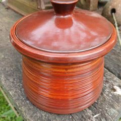 Crown Devon lidded pot