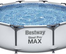 NEW SALE | Steel Pro Max | Round Frame Swimming Pool with Filter Pump, Above Ground Frame Pools
