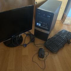 Desktop + Monitor + Mouse + Keyboard Bundle