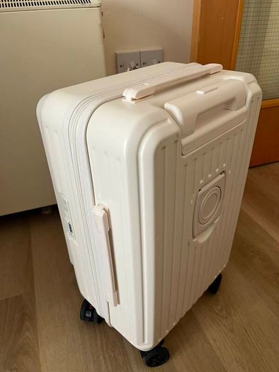 Small Suitcase 20" White