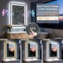 500x700 mm LED Bathroom Mirror with Lights,Bluetooth Dual Speaker,Anti-Fog Image 6