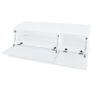 TV Cabinets 2 pcs Chipboard 120x40x34 cm High Gloss White Image 4