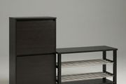 QUICK SALE (BARGAIN): Hallway Shoe Storage Set (Tall 2 - Compartment Cabinet &amp; Matching Shoe Bench) - Excellent Condition (Collectelion D13)