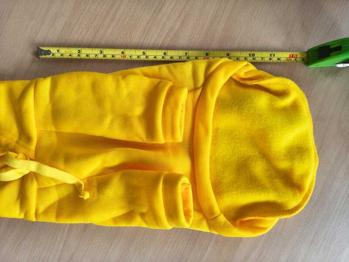 Small Dog or Cat Jumper - Yellow Frog Pet Hoodie