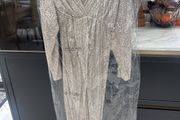 Sequence silver dress