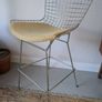 Pair of Bertoia style wire bar stool Image 2