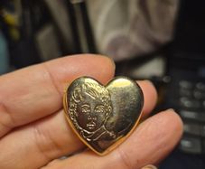 Vintage Gold Tone Variety Club Brooch
