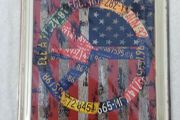 Large Usa advertising metal sign,lovely advertising display wall item ,nice in any home bar or man cave pub restaurant etc, sold as seen, buyer collects or pays postage thank you
