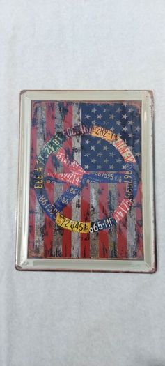 Large Usa advertising metal sign,lovely advertising display wall item ,nice in any home bar or man cave pub restaurant etc, sold as seen, buyer collects or pays postage thank you