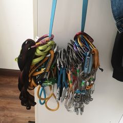 climbing gear trad set