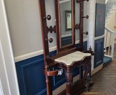 Beautiful antique mahogany hall stand.