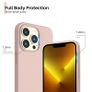 Liquid Silicone Shockproof Case For iPhone 13 Pro Luxury Soft Phone Cover Sand Pink New - FHT3IP13PLK Image 7