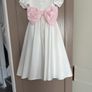 Fiona Todhunter exclusive design ivory silk dress (6y) Image 3