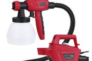 Meterk 800W Electric Spray Gun 1300ML Large Capacity High Power Paint Sprayer 3 Nozzle Sizes Adjustable Power Tools