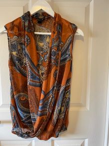 Unusual Sleeveless Top (Size 12)