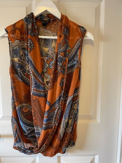 Unusual Sleeveless Top (Size 12)